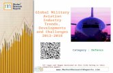 Global Military Aviation Industry Trends, Developments and Challenges 2013-2018