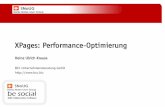 XPages: Performance-Optimierung  - Ulrich Krause (eknori) SNoUG 2013
