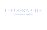 GFS Typographie