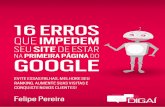 Ebook SEO - 16 erros que impedem seu site de estar na primeira página do Google