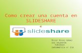 Crear cuenta de slideshare