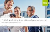 E-Mail-Marketing: innovativ und gewinnbringend