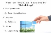 Strategic thinking4 characteristics and results