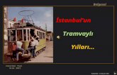 Istanbulun tramvayli yillari