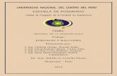 TRABAJO PORTALES, EN U Y BALCONES DE LA ZONA MONUMENTAL HUANCAYO - MAESTRIA UNCP