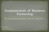 Developing and Managing Partners