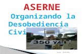 ASERNE Organizando La Desobediencia Civil