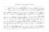 Gabriel Urbain Fauré - Allegro Symphonique Op 68 - Piano 4 Hands