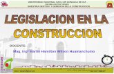 Introduccion Legislacion en la Construccion