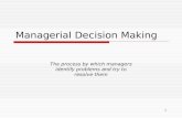 Managerial Decision Making 2014