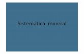 Sistemática Mineral - Clasificación de Strunz