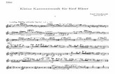 Hindemith - Kleine Kammermusik, Op. 24 No. 2 (Parts)