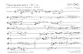 Berio, L - Sequenza Ixb - Per Sassofono Contralto