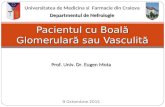 1 Boala Glomerulara Sau Vasculita an 4 nefrologie
