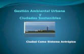 Gestión Ambiental Urbana y Ciudades Sostenibles