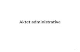 Aktet Administrative