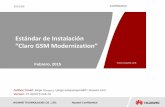 Estandar de Instalacion Claro GSM Modernization V1_Draft2_20150309