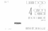 Berio Quattro Canzoni Popolari PDF