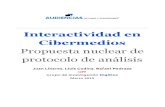 Interactividad en Cibermedios. Propuesta Nuclear de protocolo de análisis