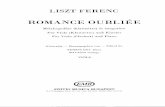 Liszt Romance Oubliee Viola i Piano (Partitura)