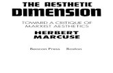 Aesthetic Dimension Marcuse