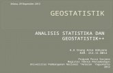 Contoh presentasi Geostatistik