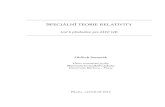 Special Teory o Relativity - Oldrich Semerakk