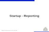 Startup Reporting