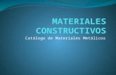 Catalogo Materiales Metálicos