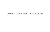 Capasitors and Inductors