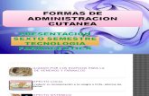 Formas de Administracion Cutanea (Tecnologia Farmaceutica)