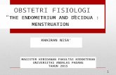 II - The Endometrium and Decidua