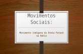Movimento Social Pataxó No Sul Da Bahia