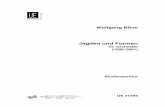 Rihm, Wolfgang - Jagden Und Formen, Mm 1 - 356