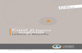 Corsi-di-laurea-opuscolo Laurea Magistrale Lettere e Filosofia 2015