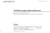 Manual VHS Videograbadora SLV LX55 Es