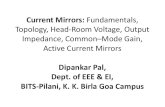 Current Mirrors, References, Op Amp