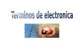 Terminos de Electronica