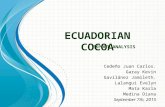 Ecuadorian cocoa- Exports analysis (2000-20015)