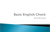 Basic English Check