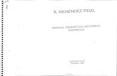 Menendez Pidal - Manual Gramatica Historica Española