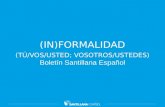Formalidad e Informalidad en Español