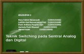Teknik Switching Pada Sentral Analog Dan Digital