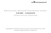 Sinowon Brinell Hardness Tester SHB-3000E Operation Manual En