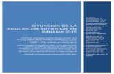 Monografia Estado de La Educacion Superior en Panama 2015