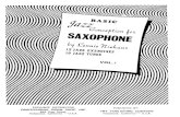 Niehaus, Lennie - Basic Jazz Conception for Saxophone Volume 1