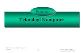 Pengantar Teknologi Komputer