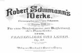 Schuman-Frauenliebe Und Leben Songs