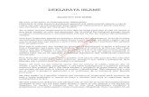 Alija Izetbegoviç - Deklarata Islame
