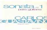 Carlos Guastavino - Sonata Nº 1 Para Guitarra